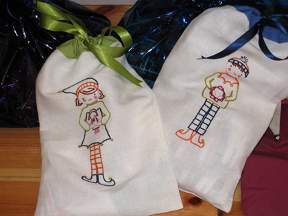 Xmas PJ Bags